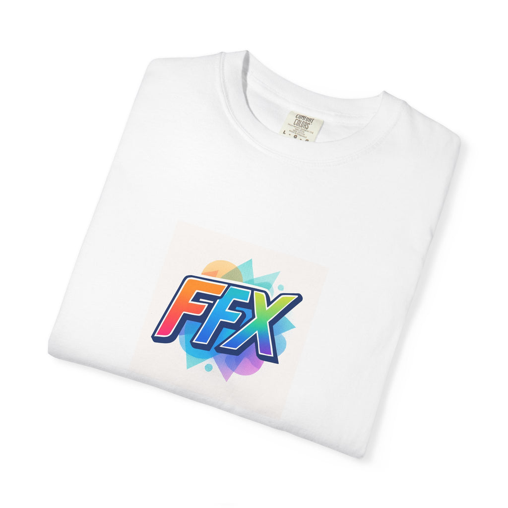 FFX Rainbow Logo T-Shirt — Retro Gamer Graphic Tee
