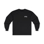 Fitness Long Sleeve Tee — "Ffx Fitness" Minimal Gym Shirt