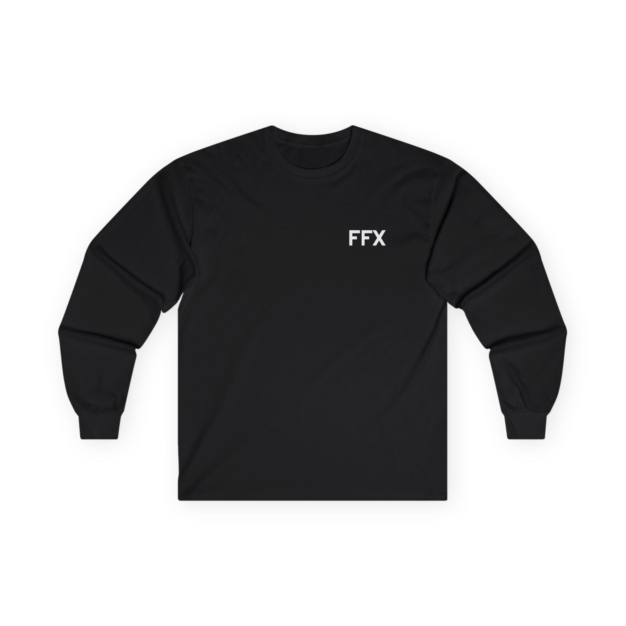 Fitness Long Sleeve Tee — "Ffx Fitness" Minimal Gym Shirt